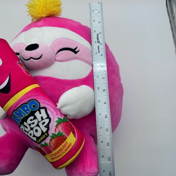 Squishmallow candy 14" Zuru Snackles Super Plush Toy PUSH POP Susie Valentines - Picture 3 of 11